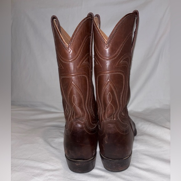 Tecovas "The Cartwright" Men's Cowboy Boots - Brown Leather Sz 9D - Picture 4 of 9